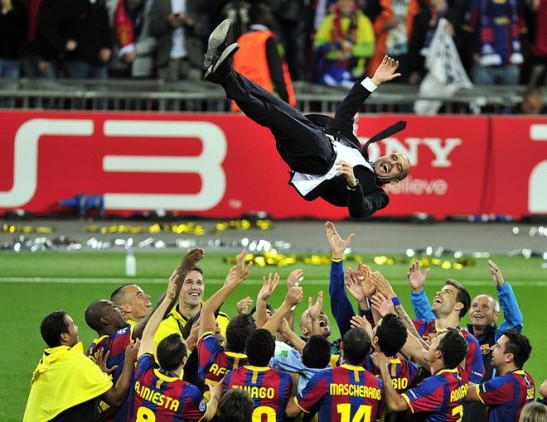 Barcelona win 2011 Champions League final